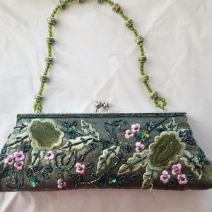Embroidered Clutch Purse, NWOT